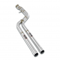 Tubos delanteros derecho - izquierdo Sistema de escape trasero "Cat.-back" 100% acero inoxidable, derecha-izquierda, para difuso