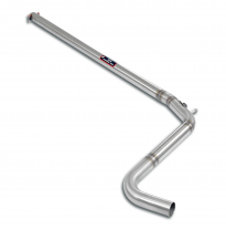 Tubo central Sistema 100% de acero inoxidable, sobredimensionado Ø50 mm - Solo kit completo RENAULT CLIO V 1.0 TCe (100 CV) 2020