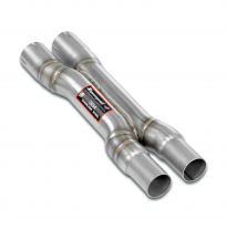 Kit tubos centrales "X-Pipe"  Sistema 100% de acero inoxidable. Tamaño extragrande: 2 x Ø 70 mm -> Ø 65 mm - Solo kit completo.