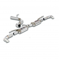 Rear exhaust "Stealth" Racing Sistema 100% Acero Inox salida Derecha-Izquierda - Solo sistema completo VW TIGUAN 4-Motion 2.0 TS