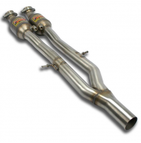 Catalizador metalico delantero Derecho-Izquierdo 100% Stainless steel system, Oversize Ø70mm   VW GOLF V R32 (250 Hp) '06 -> (Pa