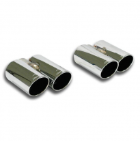 Kit colas de escape Derecha-izquierda OO90 Sistema "Cat.-back" 100% de acero inoxidable, salida derecha-izquierda, para difusor