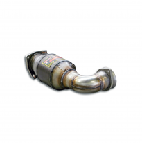 Tubo anterior con catalizador metalico izquierdo  Sistema 100% de acero inoxidable 2xØ70mm con salidas centrales (para parachoqu