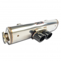 Silencioso trasero OO90 Sistema 100% de acero inoxidable 2xØ70mm con salidas centrales (para parachoques trasero 997 GT3 RS) - S
