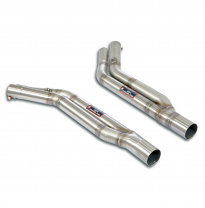 Kit tubo anterior derecho -izquierdo (Substitucion catalizador )  Sistema 100% de acero inoxidable, sobredimensionado 2 x Ø70 mm
