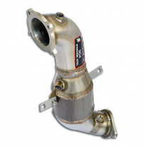 Downpipe + catalizador metalico 100CPSI Tubo de bajada 100% acero inoxidable ALFA ROMEO STELVIO Sprint / Veloce 2.0i Turbo Q4 (2