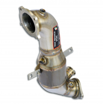 Downpipe + catalizador metalico 100CPSI Tubo de bajada 100% acero inoxidable - Versión con puerto EGR ALFA ROMEO STELVIO Sprint