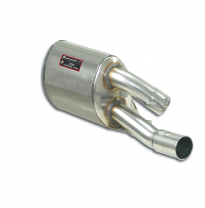 Silencioso trasero izquierdo O70 Sistema "Racing" 100% acero inoxidable 2 x Ø63,5 mm - Solo kit completo PORSCHE 993 Carrera RS