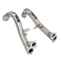 Kit de tubos delanteros derecho - izquierdo (elimina el filtro de partículas de gasolina) Sistema "Performance" 100% de acero in