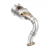 Downpipe derecho con catalizador metalico Kit de tubo de bajada 100% acero inoxidable PORSCHE 536 CAYENNE S Coupè 2.9L V6 (440 C