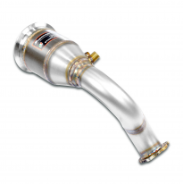 Downpipe izquierdo con catalizador metalico  Kit de tubo de bajada 100% acero inoxidable PORSCHE 536 CAYENNE S Coupè 2.9L V6 (44