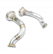 Downpipe kit Derecho-Izquierdo (Reemplaza catalizador) Kit de tubo de bajada 100% acero inoxidable PORSCHE 536 CAYENNE S Coupè 2