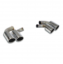 Colas de escape Derecha-Izquierda OO100 Sistema deportivo "Cat.-back" 100% acero inoxidable, sobredimensionado 2 x Ø65 mm - Solo