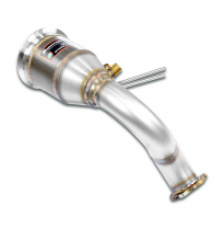 Downpipe izquierdo con catalizador metalico  Kit de tubo de bajada 100% acero inoxidable PORSCHE 536 CAYENNE S Coupè 2.9L V6 (44