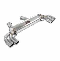 Rear exhaust Right OO90 - Left OO90 con válvula Sistema de escape trasero "Cat.-back" 100% acero inoxidable, derecho-izquierdo,