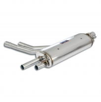 Escape trasero derecho - izquierdo Sistema 100% de acero inoxidable con válvula de derivación - Solo kit completo VW TOUAREG R e