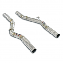 Connecting pipes kit Right - Left  Sistema de escape "Cat.-back - Touring" 100% de acero inoxidable - Silenciador trasero con vá
