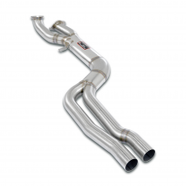Tubo frontal en forma de "J" - sin resonancia Sistema "J-Pipe" - (Sección transversal de 100 mm - Curvado con mandril) - Elimina