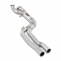 Tubo frontal en forma de "J" - sin resonancia Sistema "J-Pipe" para el silenciador trasero Stock / M Performance - Elimina el ca
