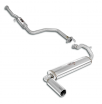 Paquete deportivo Ø50, "Cat.-Back" Sistema "Cat.-back" 100% de acero inoxidable HONDA CIVIC CRX 1.6i (130 CV) Non Kat '87 -> '89