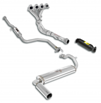 Paquete deportivo Ø50, Sistema completo Sistema completo 100% de acero inoxidable ACURA INTEGRA / GS-R 4d. Sedan 1.6i / 1.8i '89