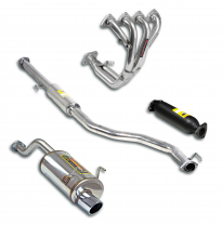 Sport package Ø50, Complete system Sistema completo 100% de acero inoxidable HONDA / ACURA INTEGRA Coupè 1.8 VTi (170 CV - 180 C