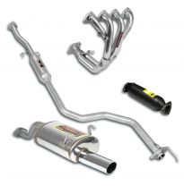 Sport package Ø50, Complete system Sistema completo 100% de acero inoxidable HONDA / ACURA INTEGRA 4d. Sedan 1.8 VTi (170 CV - 1