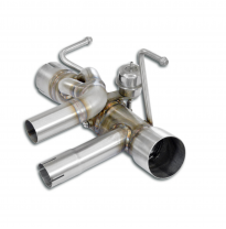 Tubo trasero derecho con válvula (elimina el filtro de partículas diésel) Sistema 100% de acero inoxidable. - Se adapta al conve
