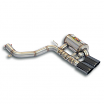 Escape trasero derecho "Gris metalizado", con válvula Kit de silenciador trasero 100% acero inoxidable, con válvulas - Solo kit