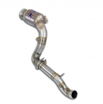Tubo de bajada izquierdo + convertidor precatalítico metálico Elimina el catalizador secundario + GPF Sistema 100% Acero Inox ta