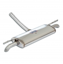 Rear exhaust Sistema de escape "Cat.-back" 100% de acero inoxidable, salida "Stealth" derecha e izquierda (sistema para el parac