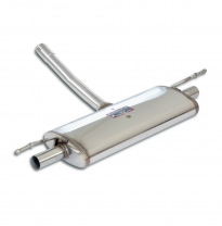 Rear exhaust Difusor trasero "Cat.-back" 100% acero inoxidable, salida derecha e izquierda - Para Tiguan R - Kit completo solame
