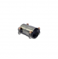 Tubo manguito para escape central OEM (Ø80 mm) Kit de escape trasero derecho-izquierdo de 4 salidas para parachoques "X3 M40i" -