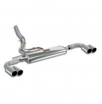 Silencioso trasero derecho OO90- izquierdo OO90   Sistema de escape trasero "Cat.-back" 100% de acero inoxidable, 4 salidas - Pa