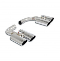 4 Endpipe kit Right - Left 100x75 Sistema de escape trasero "Cat.-back" 100% acero inoxidable, salida derecha e izquierda. El pa