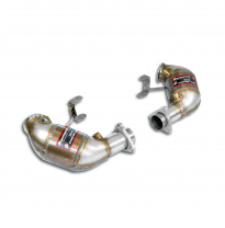 Catalizador metalico delantero Derecho-Izquierdo 100 CPSI  Sistema de escape "Motorsport" sobredimensionado 100% acero inoxidabl