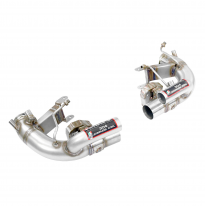 Kit de tubos delanteros derecho e izquierdo (sustituye al convertidor catalítico + GPF) con válvula Sistema "Touring" 100% de ac