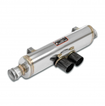 Rear exhaust OO70  (central exit) Sistema de escape de tubo largo 100% acero inoxidable con salida central, para parachoques tra
