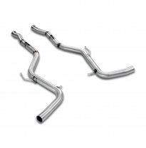 Centre pipe Right - Left for OEM catalytic(short Wheelbase model) Sistema "Cat.-back" 100% de acero inoxidable - Solo kit comple