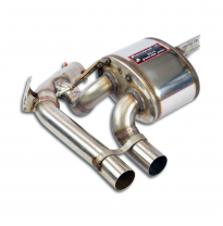 Silenciador trasero Dual Sound izquierdo con válvula Sistema 100% de acero inoxidable - Solo kit completo BMW F87 M2 Competition