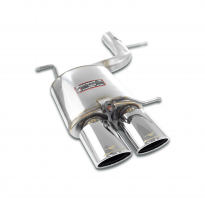 Escape trasero izquierdo 120x80 Sistema 100% Acero Inox para paragolpes AMG con difusor 55 AMG  Solo sistema completo  MERCEDES