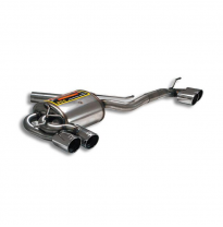 Silencioso trasero Derecho-Izquierdo OO 80  Sistema 100% Acero Inox salida Derecha-Izquierda (Se necesita modificar paragolpes)
