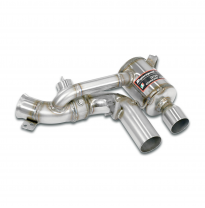 Silencioso trasero derecho con válvula Sistema "Cat.-back" 100% de acero inoxidable FERRARI F60 America 6.3L V12 (740 CV) 2015 (