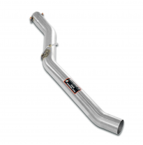 Tubo de conexión Kit de silenciador trasero 100% acero inoxidable, sobredimensionado Ø76 mm - Solo kit completo MASERATI Grecale