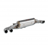 Escape trasero derecho + izquierdo con válvulas Sistema "Cat.-back" 100% de acero inoxidable - Solo kit completo MASERATI Grecal