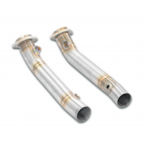 Downpipe Right - Left(For OEM headers)   Sistema 100% Acero Inox, 2 x Ø63mm -> 2 x Ø60mm - Solo kit completo BMW E30 - V8 BMW S6
