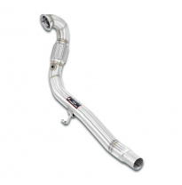 Downpipe kit (Reemplaza catalizador OEM) Sistema Downpipe kit 100% Acero Inox tamaño grande Ø70mm para central + silencioso tras