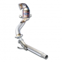 Kit turbo bajante + catalizador metalico 200 CPSI Kit de tubo de bajada 100% acero inoxidable, para el sistema de serie. VW POLO