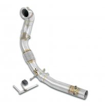 Turbo downpipe kit(Replaces catalytic converter - Deletes GPF) Sistema 100% de acero inoxidable, sobredimensionado Ø90mm-> Ø70mm