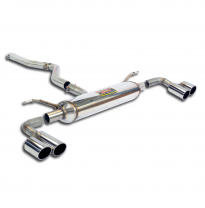 Tubo De Conexión + Escape Trasero Derecho-Izquierdo Oo80 - Bmw F20 / F21 120d (184 Cv) 2011 -&gt; 2014 Supersprint